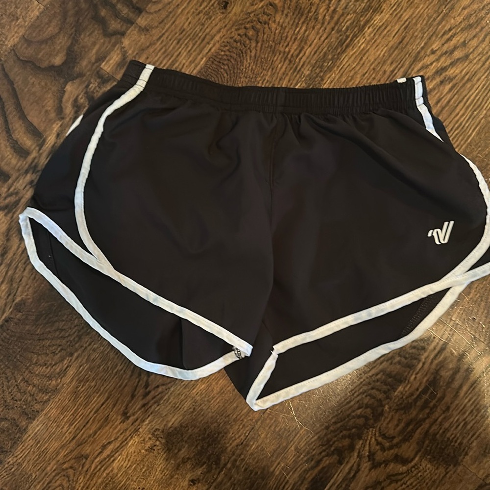 Varsity Black Athletic Shorts Youth Medium
